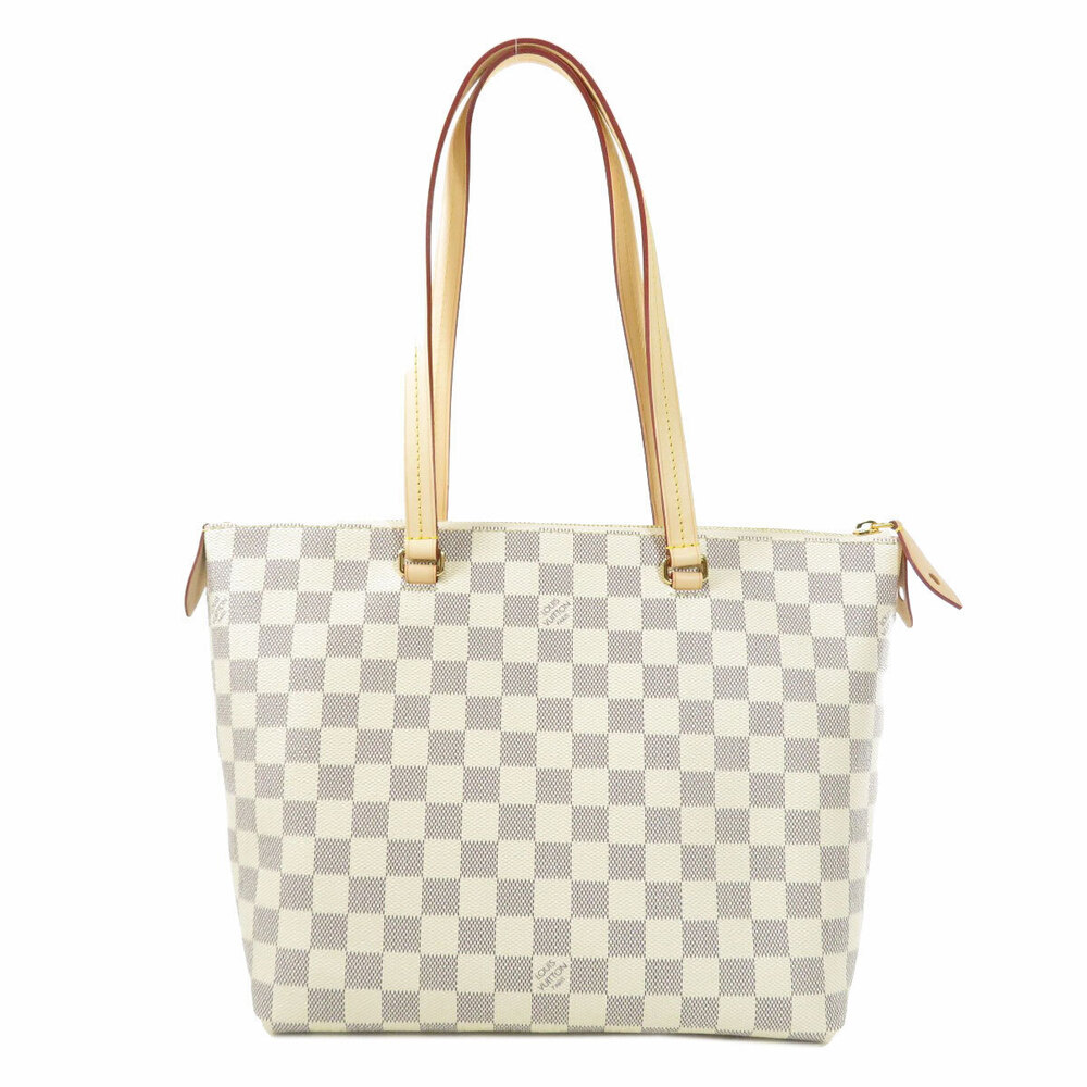 Louis Vuitton Tote Damier Bag Iena Canvas Brown